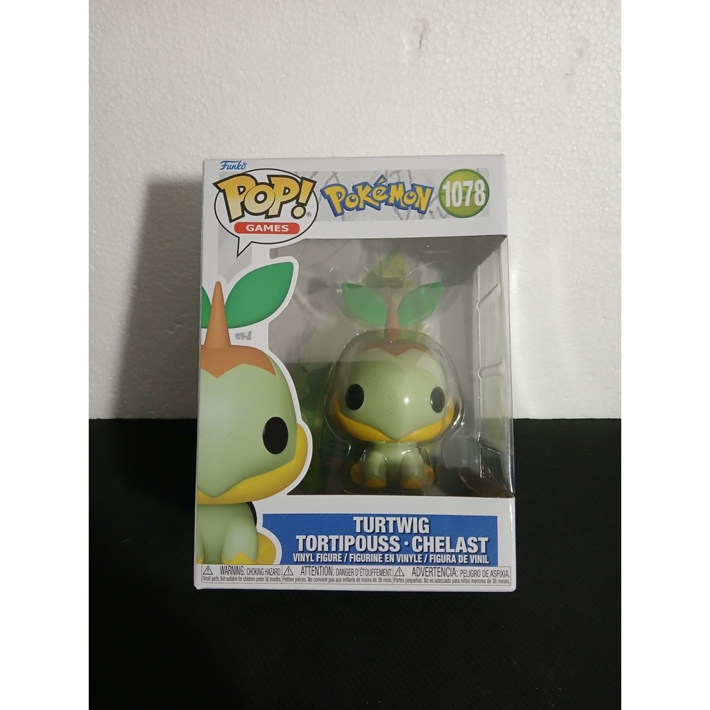 Funko Pop! Games Pokémon Turtwig Pop! Vinyl Vinyl Figure #1078 In Box